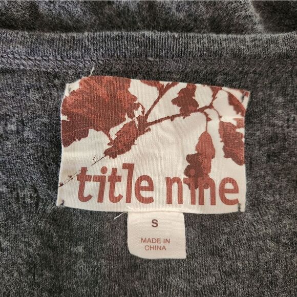 Title Nine Wool Blend Tie Front Cardigan Size Small - Picture 5 of 6